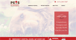 Desktop Screenshot of lancasterpetemergency.com